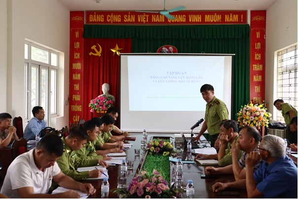 Tập huấn nâng cao năng lực cho lực lượng kiểm lâm và lực lượng bảo vệ rừng trên địa bàn huyện Sơn...