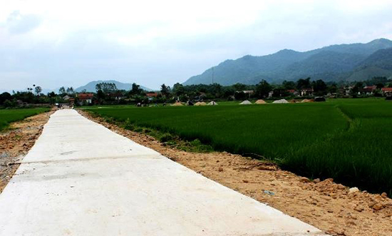 Huyện Sơn Động: Nỗ lực vươn lên trong thực hiện Chương trình  MTQG xây dựng nông thôn mới